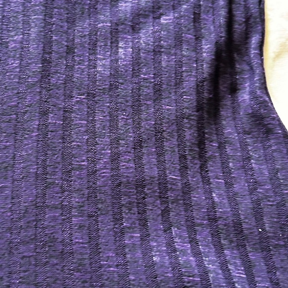 SWEATER, KNIT, 3/4 SLEEVES, MADE IN CANADA!!, SHARKBITE, PURPLE VELVET COLOUR, - Picture 7 of 9